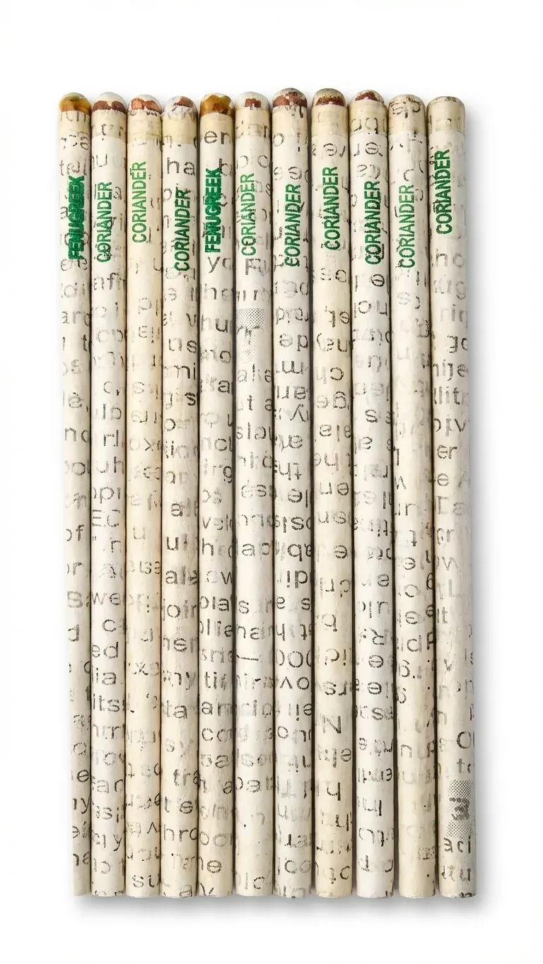 Plantable Newspaper Seed Pencils | 100% Recycled Newspaper | Eco-Friendly Return Gift | Any 3 Seed Varieties